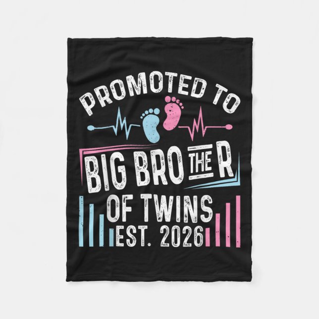 Couverture Polaire Promoté À Big Brother Of Twins Est 2026 Baby Sho (Devant)