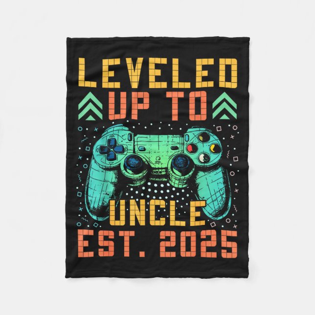 Couverture Polaire Promoted To Uncle 2025 Leveled Up To Uncle Est 202 (Devant)