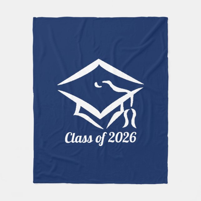 Couverture Polaire Promotion de 20?? BLUCLWHT Personnaliser l'année (Devant)