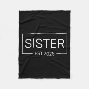 Couverture Polaire Promu À Big Sister Est 2026 Nouveau Annonce Bébé