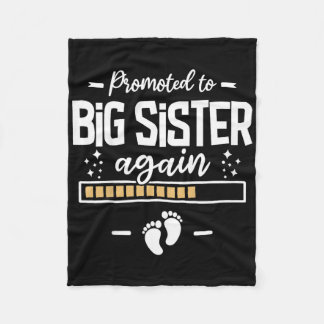 Couverture Polaire Promu À La Grande Soeur Encore 3e Faire-part Bébé