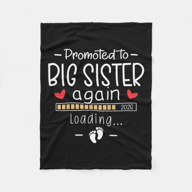 Couverture Polaire Promu À La Grande Soeur Est 2026 Baby 3 Annou (Devant)