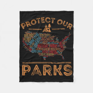 Couverture Polaire Protect Our Parks