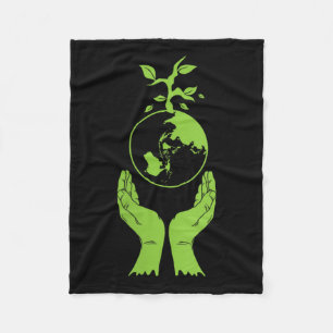 Couverture Polaire Protection De l'environnement des femmes Green Ear