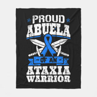 Couverture Polaire Proud Abuela Of An Ataxia Warrior Dystaxia Awarene