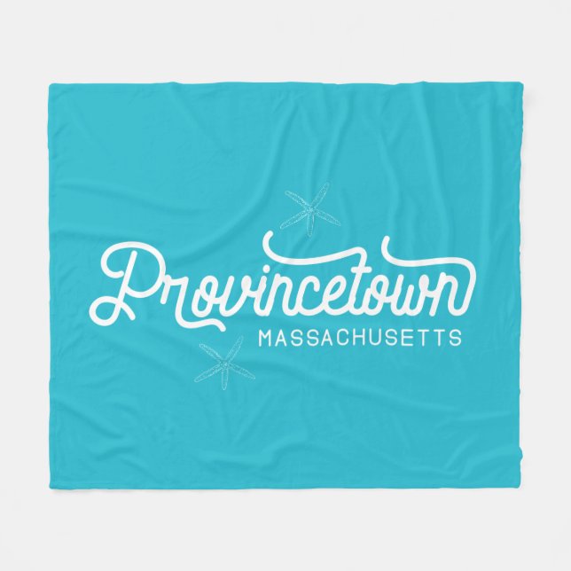 Couverture Polaire Provincetown Massachusetts Fleece Blanket (Devant (Horizontal))