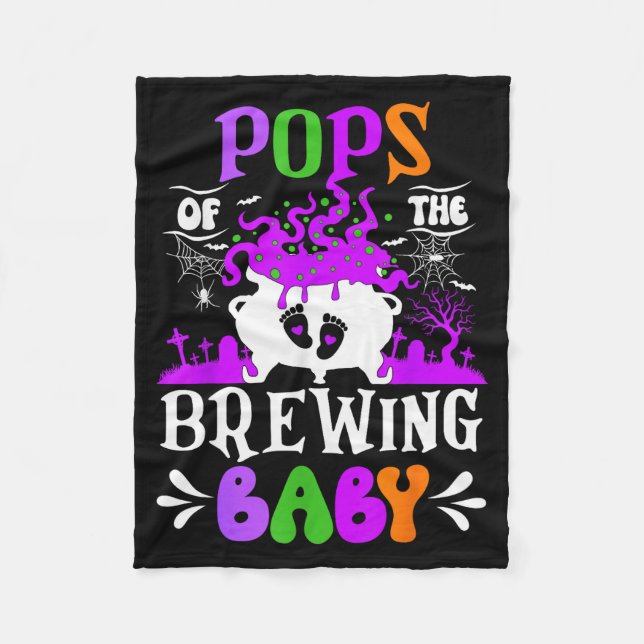 Couverture Polaire Ps Of The Brewing Baby Dad To Be Halloween  (Devant)