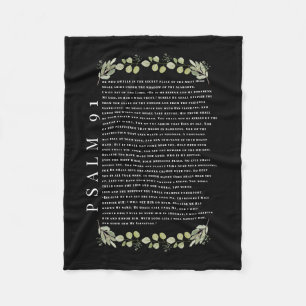 Couverture Polaire Psaume 91 Beaux Feuilles Eucalyptus