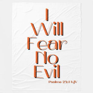 Couverture Polaire Psaumes 23:4 Citation Verse De La Bible
