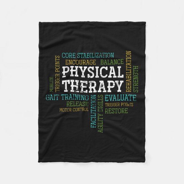 Couverture Polaire Pta Physical Motivational Therapy Gift Physical Th (Devant)