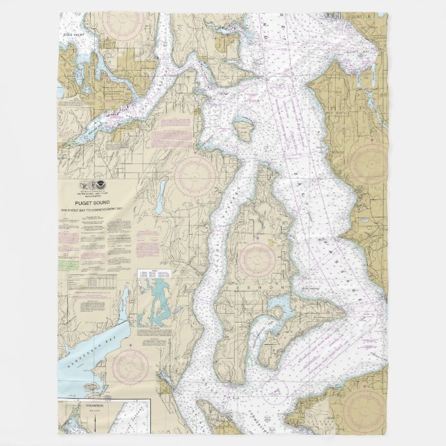 Couverture Polaire Puget Sound Shilshole Bay à Commencement Bay (Devant)