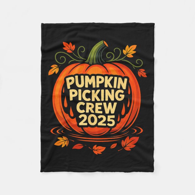Couverture Polaire Pumpkin Cking Crew 2025 Halloween Pumpkin Crew  (Devant)