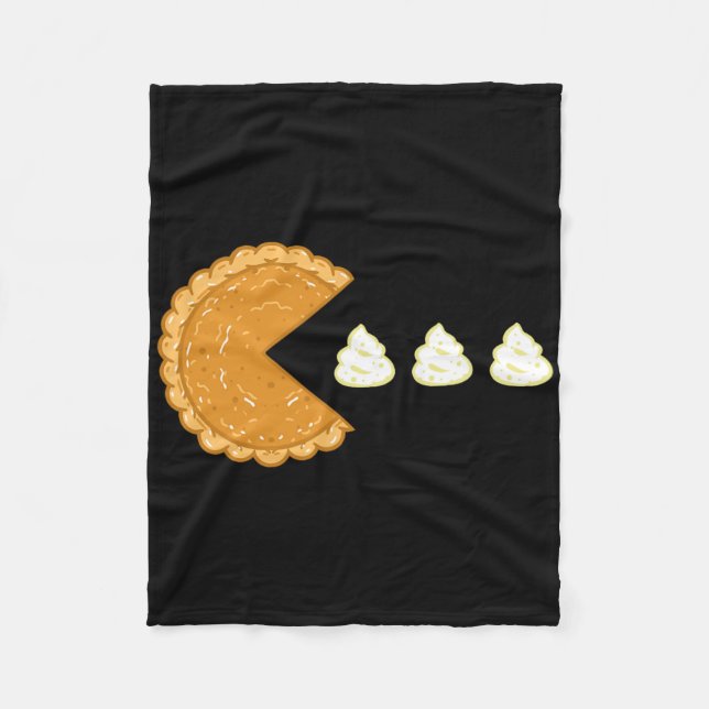 Couverture Polaire Pumpkin Pie Gamer Thanksgiving  (Devant)