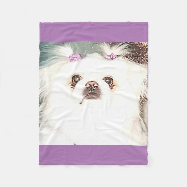 Couverture Polaire Puppy toece couverture. (Devant)