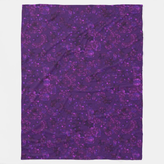 Couverture Polaire Purple confeti (Devant)