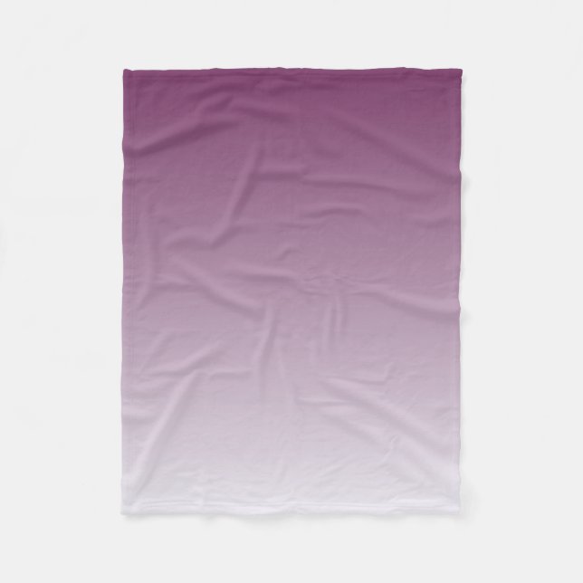 Couverture Polaire Purple ombre - moderne (Devant)