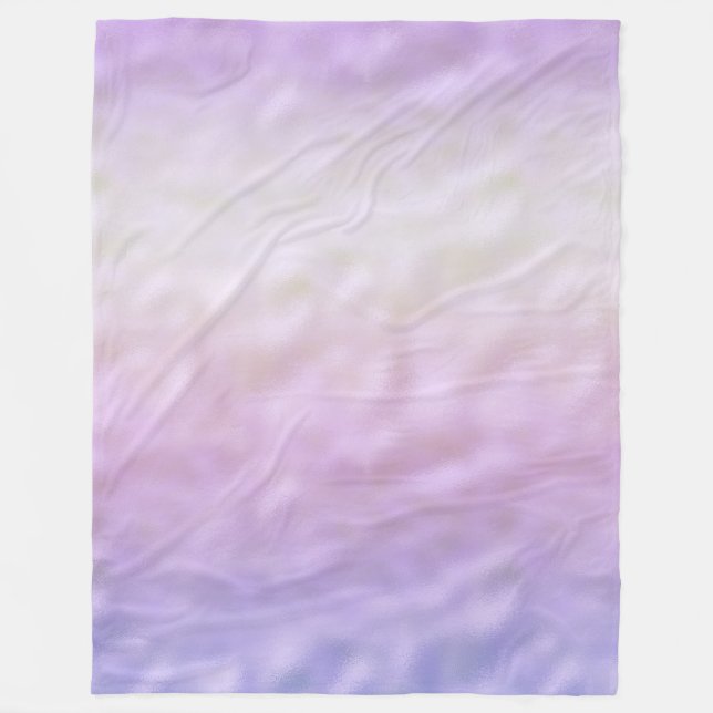 Couverture Polaire Purple Ombre Unicorn (Devant)