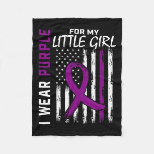 Couverture Polaire Purple Petite Fille Fille Epilepsie Conscience Ame