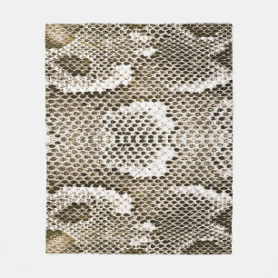Couverture Polaire Python Skin : Design Motif animal
