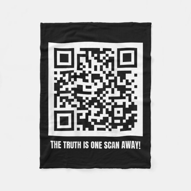 Couverture Polaire Qr Trump Dancing Code Merch Uni-adulte, Noir, (Devant)