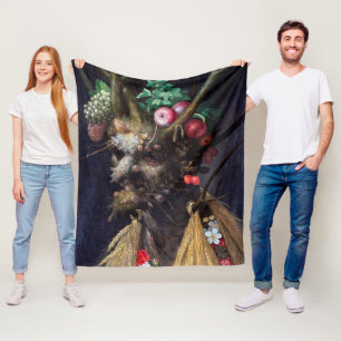 Couverture Polaire Quatre saisons en une tête, Arcimboldo