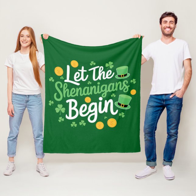 Couverture Polaire Que les frasques commencent Drôle de Saint-Patrick (En situation)