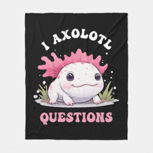 Couverture Polaire Questions drôles et mignonnes sur moi l'Axolotl