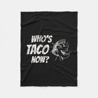 Couverture Polaire Qui est Taco Now Pro-Trump Drôle Libéral Malavisé 