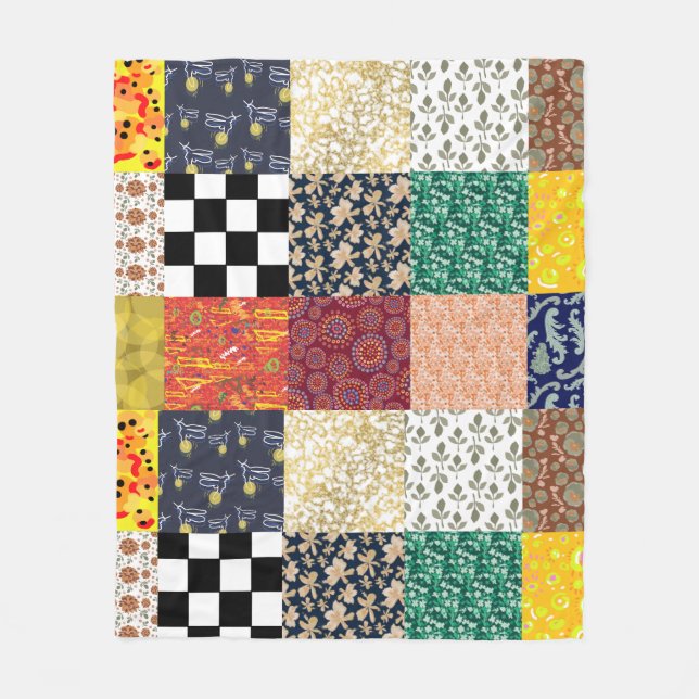 Couverture Polaire Quilt Style (Devant)