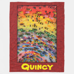 Couverture Polaire Quincy - rouge