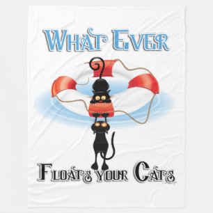 Couverture Polaire Quoi de neuf flotte vos chats