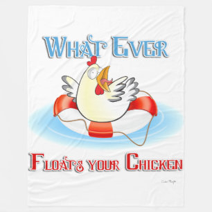 Couverture Polaire Quoi qu'il Flotte votre poulet 2