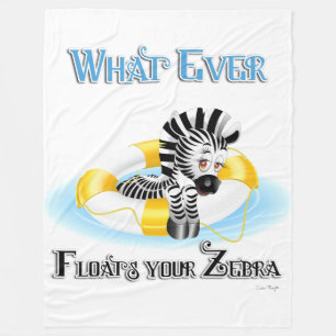 Couverture Polaire Quoi qu'il flotte votre Zebra 3