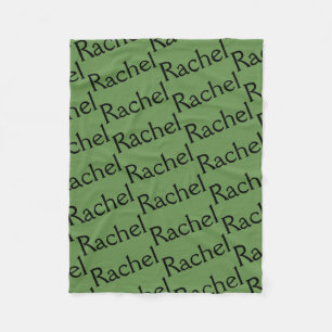 Couverture Polaire Rachel de noir orphelin, tapotement de répétitio