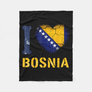 Couverture Polaire Racines de Bosnie-Herzégovine Drapeau bosnien