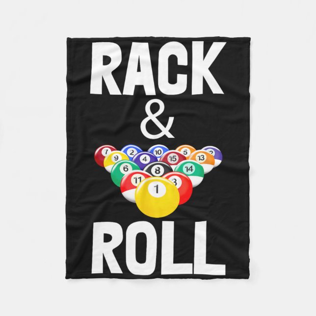 Couverture Polaire Rack&amp ; Roll Tee - shirt Billiard Ball Tee - sh (Devant)