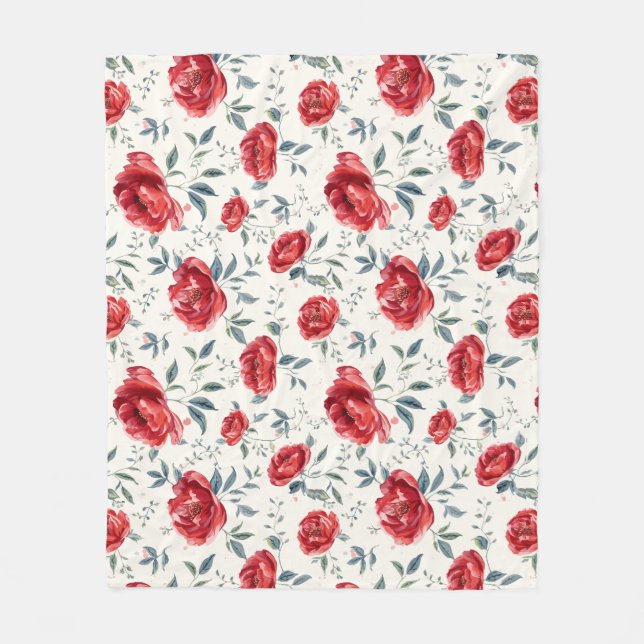 Couverture Polaire Radiant garden of confidence pattern (Devant)