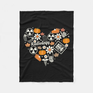 Couverture Polaire Radiologie Automne Coeur Xray Tech Automne Citroui