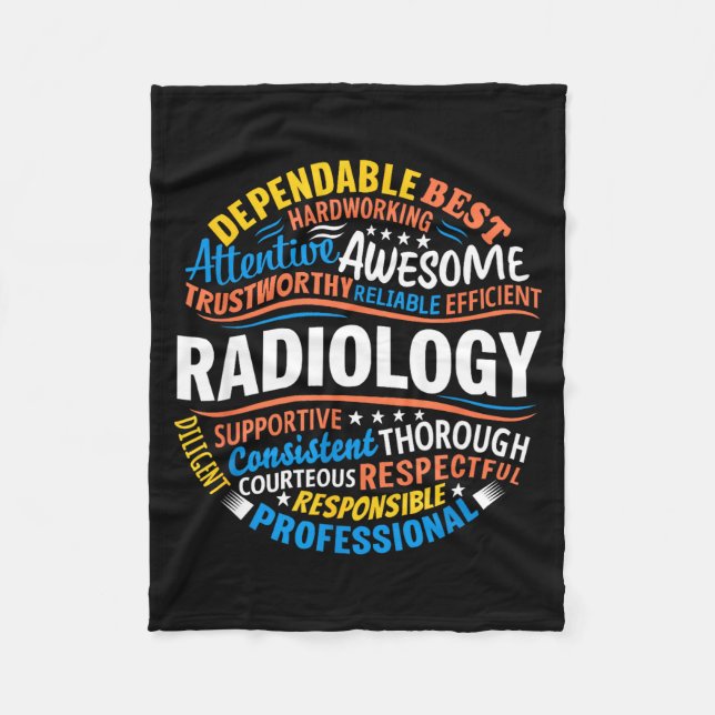 Couverture Polaire Radiologie Drôle Semaine de technicien en radiolog (Devant)