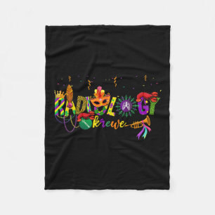 Couverture Polaire Radiologie Krewe Mardi Gras Masque Oeil Rad Tech N