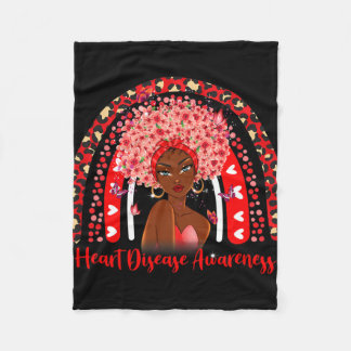 Couverture Polaire Rainbow Afro Black Womens Sensibilisation aux mala