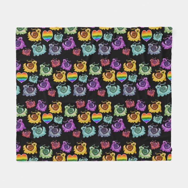 Couverture Polaire Rainbow Snacks (Devant (Horizontal))