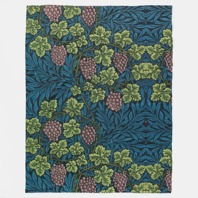 COUVERTURE POLAIRE RAISINS DE VIN FRUITS MOTIF FLEECE BLANKET (Devant)