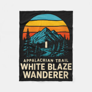 Couverture Polaire Rando Femme Appalachian Trail Blaze Blanche Wander