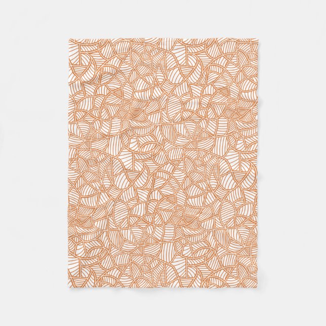 Couverture Polaire Random Leaf Mosaic (Devant)