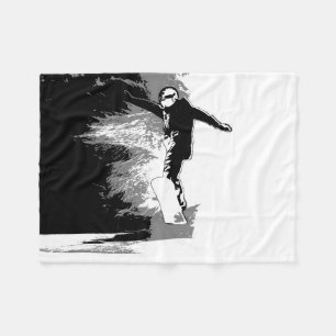 Couverture Polaire Randonnée libre - Snowboarder Fleece Blanket