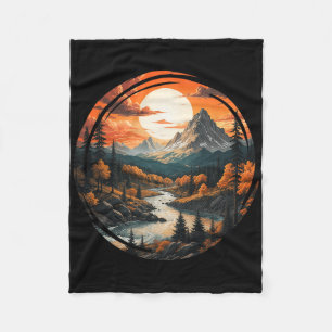 Couverture Polaire Randonnée montagne extérieure nature faune forêt M