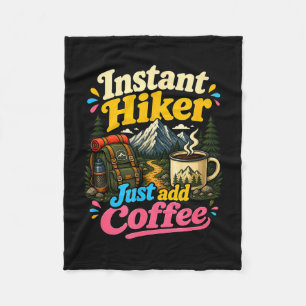 Couverture Polaire Randonneur instantané, ajoutez simplement du café,