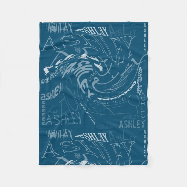 Couverture Polaire Rappel transparent Ashley Choisir la couleur (Devant)