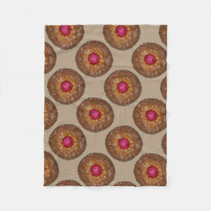 Couverture Polaire Raspberry Linzer Torte biscuits maison Boulangerie